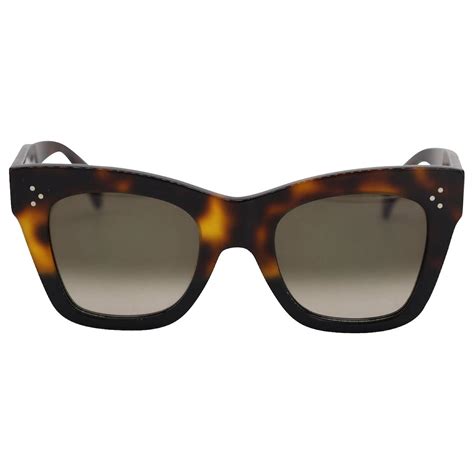 Celine Catherine Cl 41090/s Acetate Cat Eye Women's 